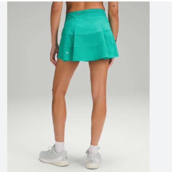 Lululemon Pace Rival Pleated Skirt in Kelly Green - Picture 1 of 10